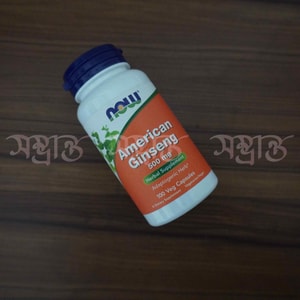 American Ginseng Supplement Price in Bangladesh | 500 mg | Front view