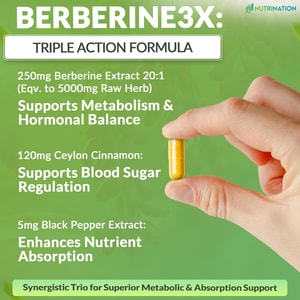 Berberine High Strength 5125mg – Pure HCL for Blood glucose, Diabetes &Metabolic Support supplement price In Bangladesh