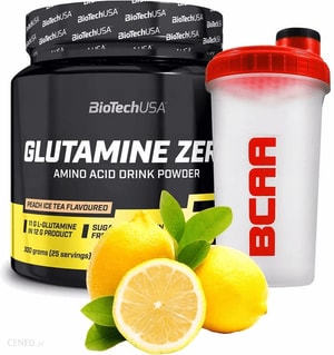 BioTechUSA Glutamine Zero - 11g Pure L-Glutamine Post-Workout Recovery Powder for Athletes