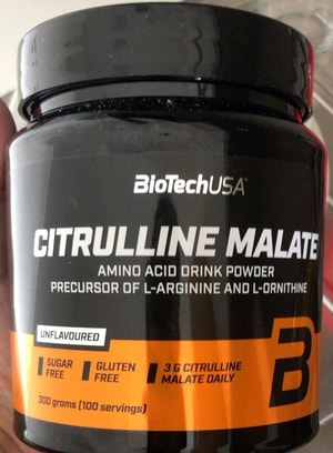 BioTechUSA Citrulline Malate Powder 300g - Pure L-Citrulline for Endurance & Performance