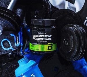 BioTech USA 100% Creatine Monohydrate - Micronized Performance Powder for Muscle Strength & Power