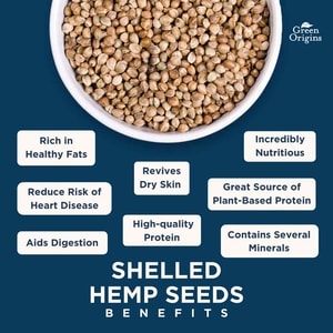 Organic Hemp Seeds (Shelled) 100 gm