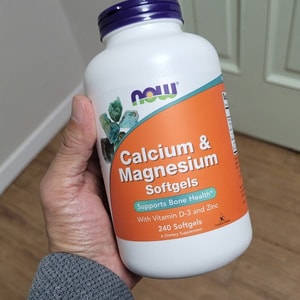 Magnesium & Calcium with Zinc and Vitamin D3 Supplement Price in Bangladesh | 240 Softgels | Front View