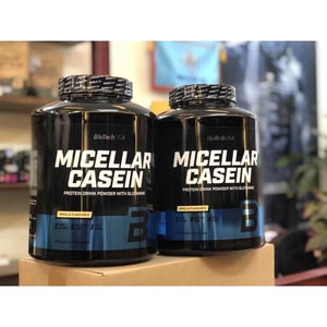 BioTechUSA Micellar Casein - 73% Slow-Release Protein for Overnight Muscle Recovery