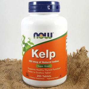 NOW Foods Kelp 150mcg - Organic Thyroid Support Supplement for Healthy Metabolism