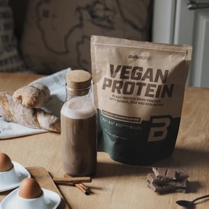 BioTechUSA Vegan Protein 500g - Plant-Based Protein Complex with Superfoods for Muscle Support