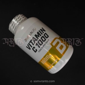 Biotech USA Vitamin C  Price in Bangladesh | 1000 mg Tablets | Front view