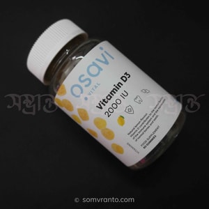 Osavi Vitamin D3 2000 IU - 60 gummies lemon flavour