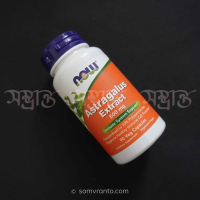 Astragalus Supplement price In Bangladesh | 500 mg | Front view