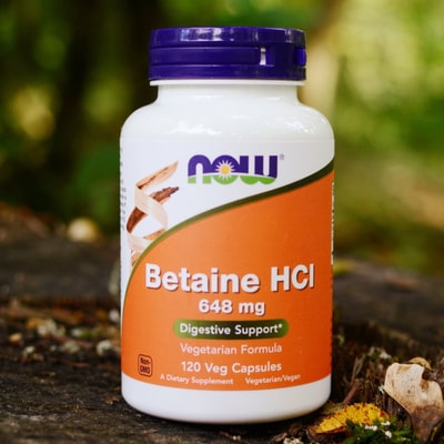 Betaine HCl Price in Bangladesh | 648 mg | Front View