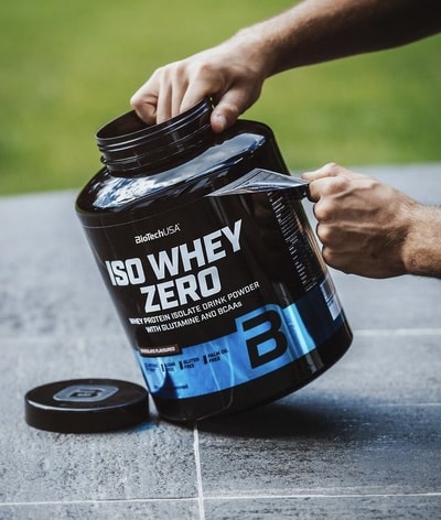 BioTechUSA Iso Whey Zero - 100% Pure WPI Isolate Protein for Lean Muscle Growth