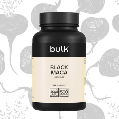 Bulk Black Maca 4000mg Extract Capsules - Energy & Vitality Support