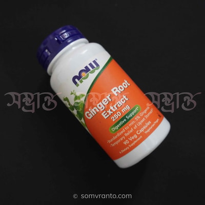Ginger Root Extract Supplement price In Bangladesh | 250 mg | Front view