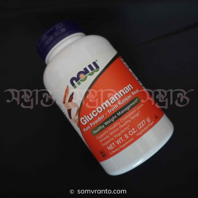 Glucomannan From Konjac Root Price in Bangladesh | Powder | Front View