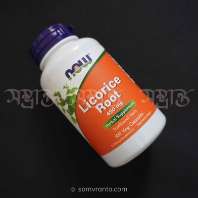 Licorice Root Supplement price In Bangladesh | 450 mg | Front view
