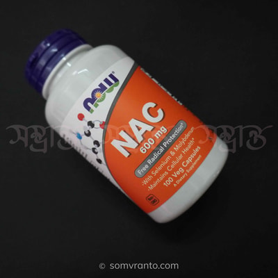NAC (N-Acetyl Cysteine) with Selenium & Molybdenum price In Bangladesh | 600 mg | Front view