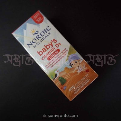 Nordic Naturals Baby's Vitamin D3 Supplement price In Bangladesh | Liquid | Front view