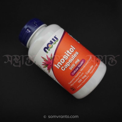 NOW Inositol Price in Bangladesh | Somvranto Bangladesh | Front view