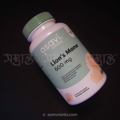 Lion's Mane Mushroom Extract 600mg – Premium Cognitive & Nerve Support supplement price In Bangladesh