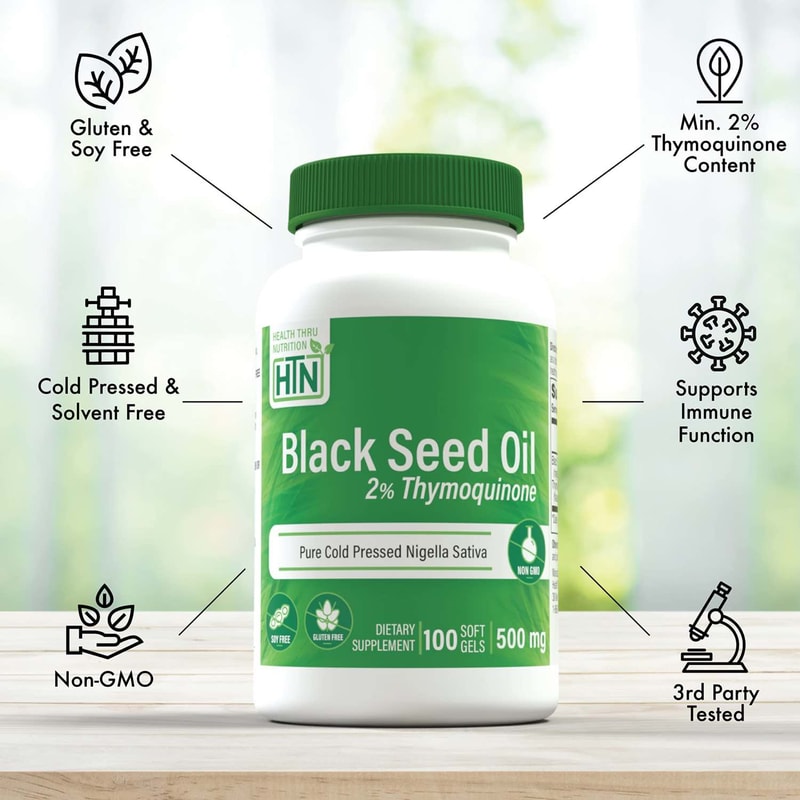 Black Seed Oil Price in Bangladesh | Front View