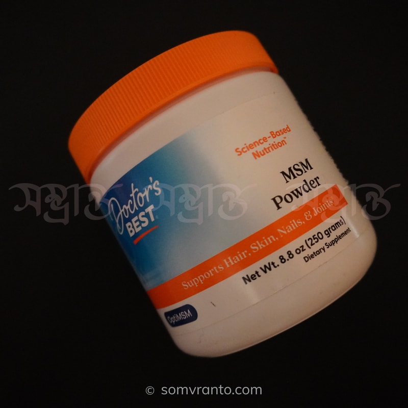 Doctor's Best MSM Powder with OptiMSM - Joint, Hair & Skin Support