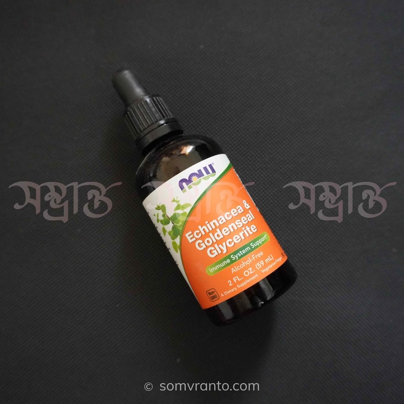 Echinacea & Goldenseal Supplement price In Bangladesh | Glycerite | Front view