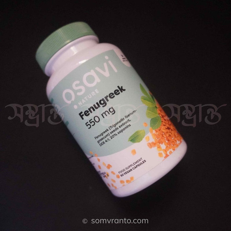 Fenugreek Seed Extract 550mg – Blood Sugar & Digestive Support supplement price In Bangladesh