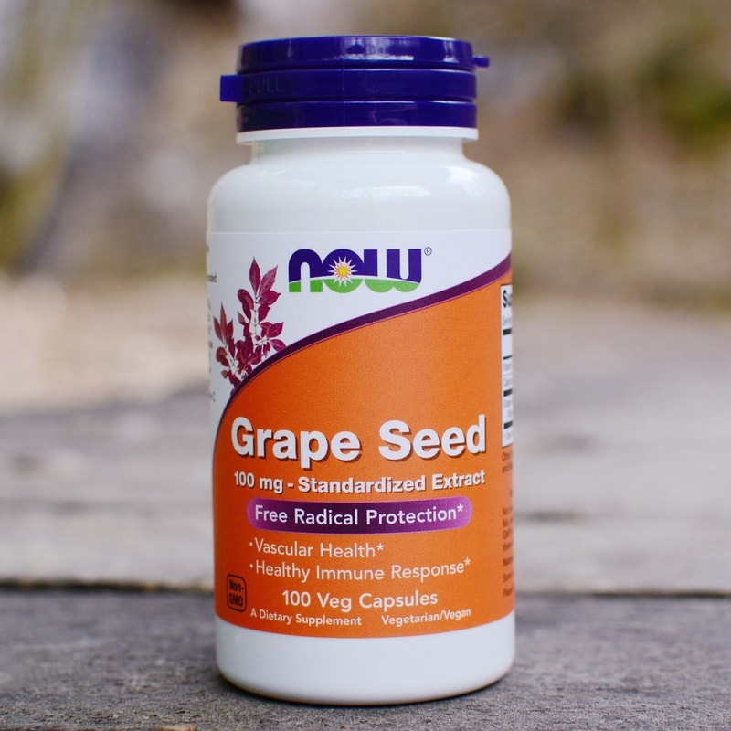 NOW Foods Grape Seed Extract 100mg - Vascular & Immune Support