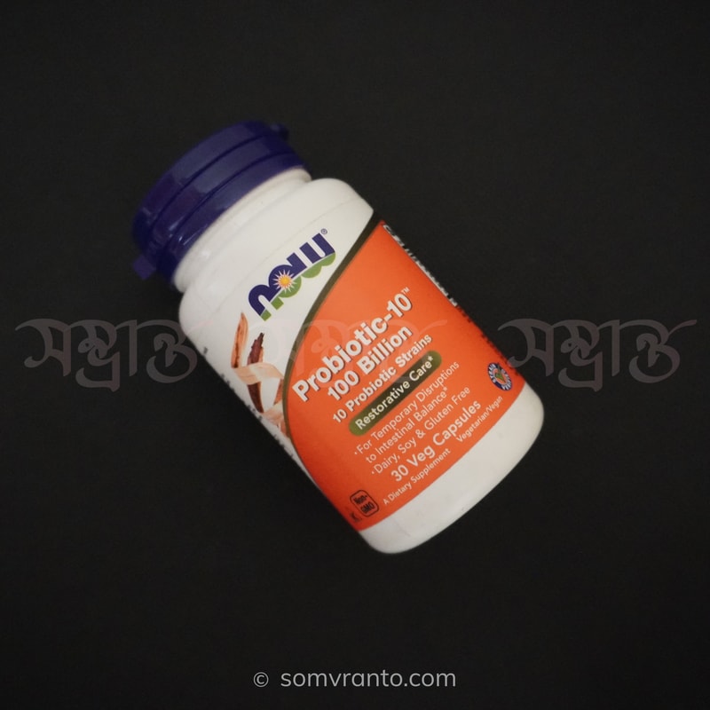 NOW Foods Probiotic-10 100 Billion - 10-Strain Gut &amp; Digestive Support