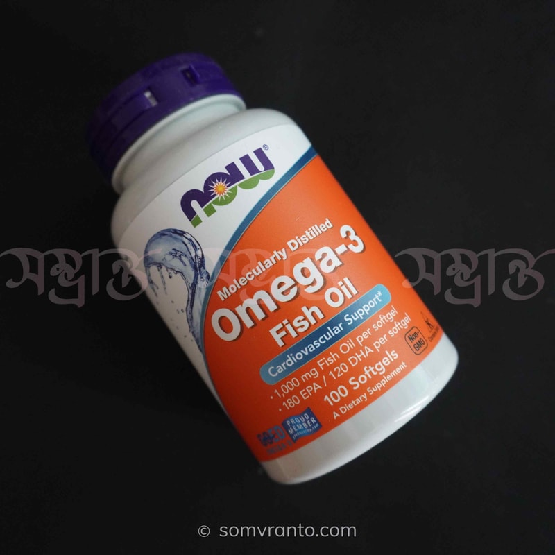 Omega 3 Fish Oil Price in Bangladesh | 1000 mg | Front View
