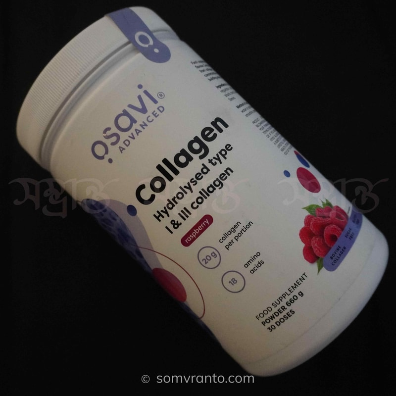 Osavi Collagen Hydrolysed I & III Raspberry - Skin, Hair & Joints