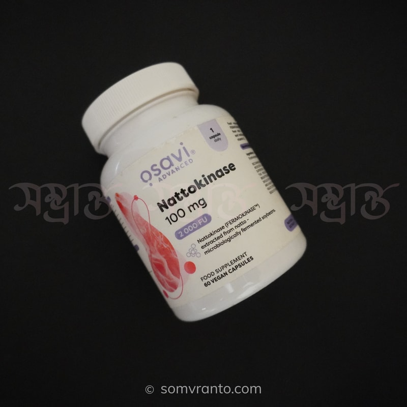 Osavi Nattokinase 100mg - Enzyme Supplement for Circulatory Health