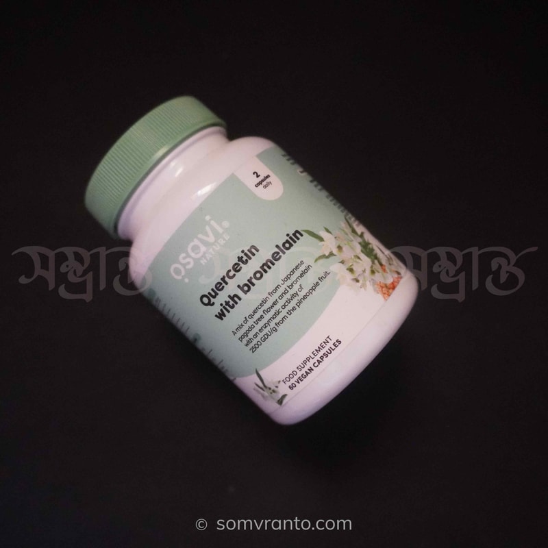 OSAVI Quercetin with Bromelain – FlaviPure® 500mg Natural Antioxidant for Daily Wellness supplement price In Bangladesh
