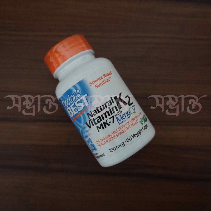 Doctor's Best Natural Vitamin K2 Mk-7 with MenaQ7 100 mcg