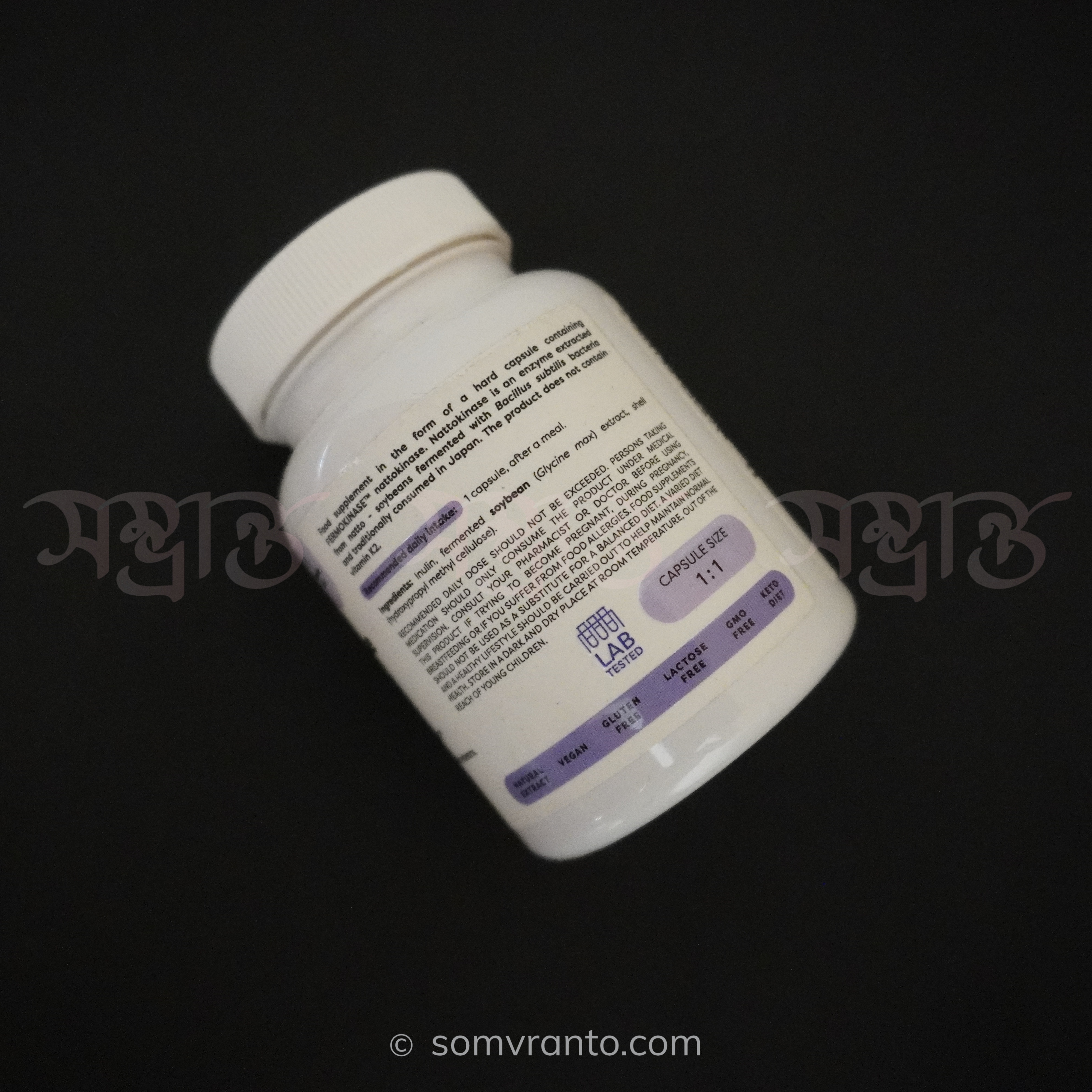 Osavi Nattokinase 100mg - Enzyme Supplement for Circulatory Health